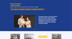 Desktop Screenshot of musicaydanzamalaga.com